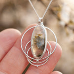 Load image into Gallery viewer, OOAK pendant with stone #2 • prehnite   (ready to ship)
