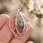 Charger l&#39;image dans la galerie, OOAK pendant with stone #2 • prehnite   (ready to ship)
