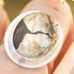 Load image into Gallery viewer, Sena ring with apache gold ~ size 57.5   (ready to ship)
