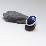 Load image into Gallery viewer, Unique Lapis Lazuli Stone Ring (ready to ship)
