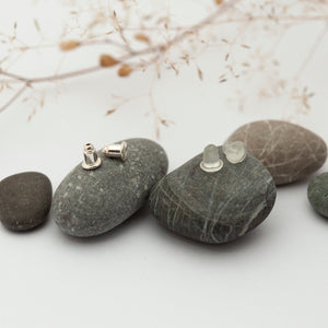 OOAK Echo earrings #35 ~ silver (ready-to-ship)