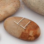 Load image into Gallery viewer, Asymmetrical ear climbers in silver   (made to order)
