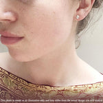 Charger l&#39;image dans la galerie, Ginko - Ear Jackets en forme d&#39;éventail en argent avec motifs ethniques • &quot;3 en 1&quot; • 4 boucles d&#39;oreilles différentes au choix •
