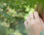 Charger l&#39;image dans la galerie, Adjustable ring in brass with ethnic patterns. 2 ways to wear it    (made to order)

