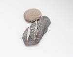 Lade das Bild in den Galerie-Viewer, Dangling earrings in silver with cut out branch    (made to order)
