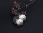 Afbeelding in Gallery-weergave laden, Circle earrings in silver ~ multiple bowls    (made to order)
