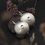 Load image into Gallery viewer, Circle earrings in silver ~ multiple bowls    (made to order)
