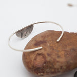 Cargar imagen en el visor de la galería, Smoked Quartz Stone Silver Bracelet
