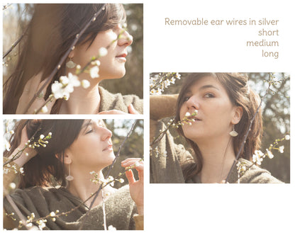 Ganchos de oreja desmontables para ear jackets (1 par) (hecho por encargo)