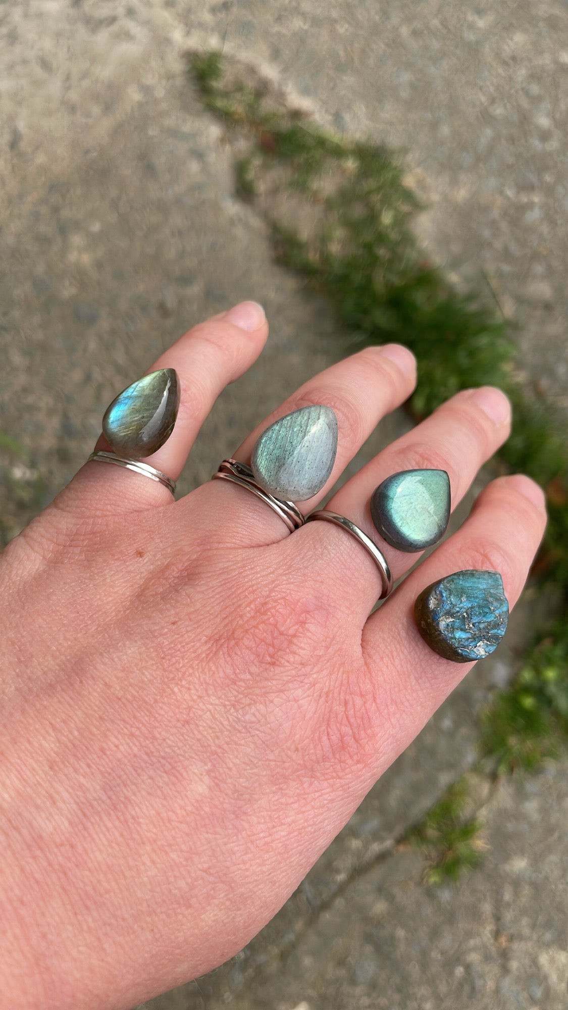 Choose Your Stone : Mana ring   (made to order)