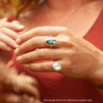 Afbeelding in Gallery-weergave laden, Choose Your Stone : Sena ring   (made to order)
